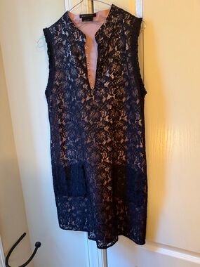 chinese dress ladies BCBGMAXAZRIA Willa Bright Poppy Lace Cocktail Dress – Runway Catalog main image 1